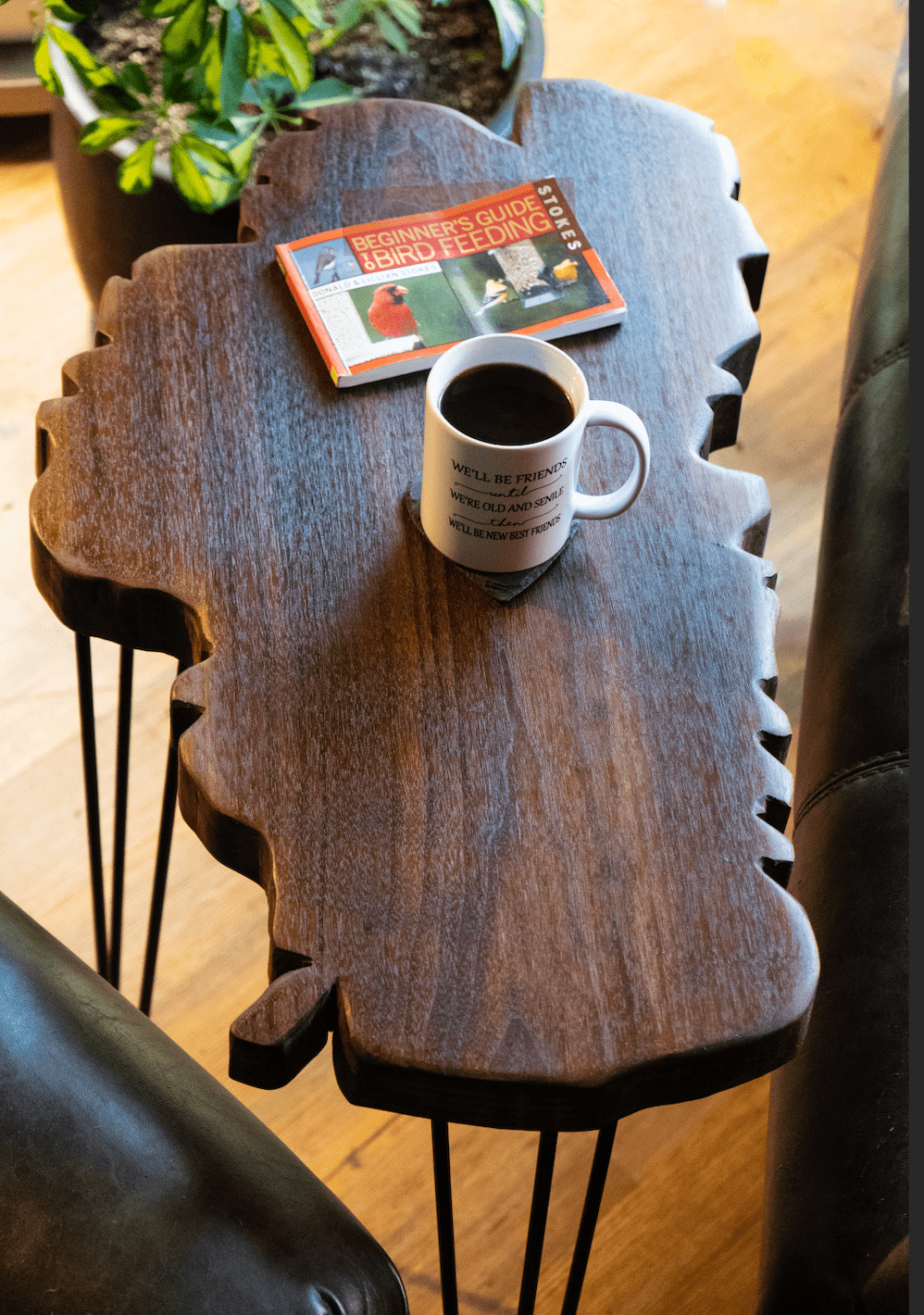 Lake Tahoe Shaped End Tables - Rustic Incline