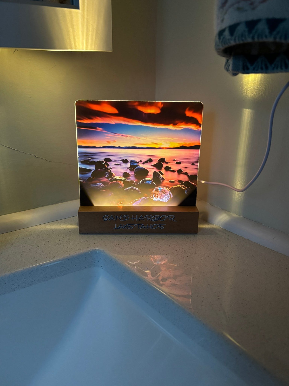 Lake Tahoe Scenes LED Light — Fine Art Photography by Derrick Ament - Lake Tahoe Gifts