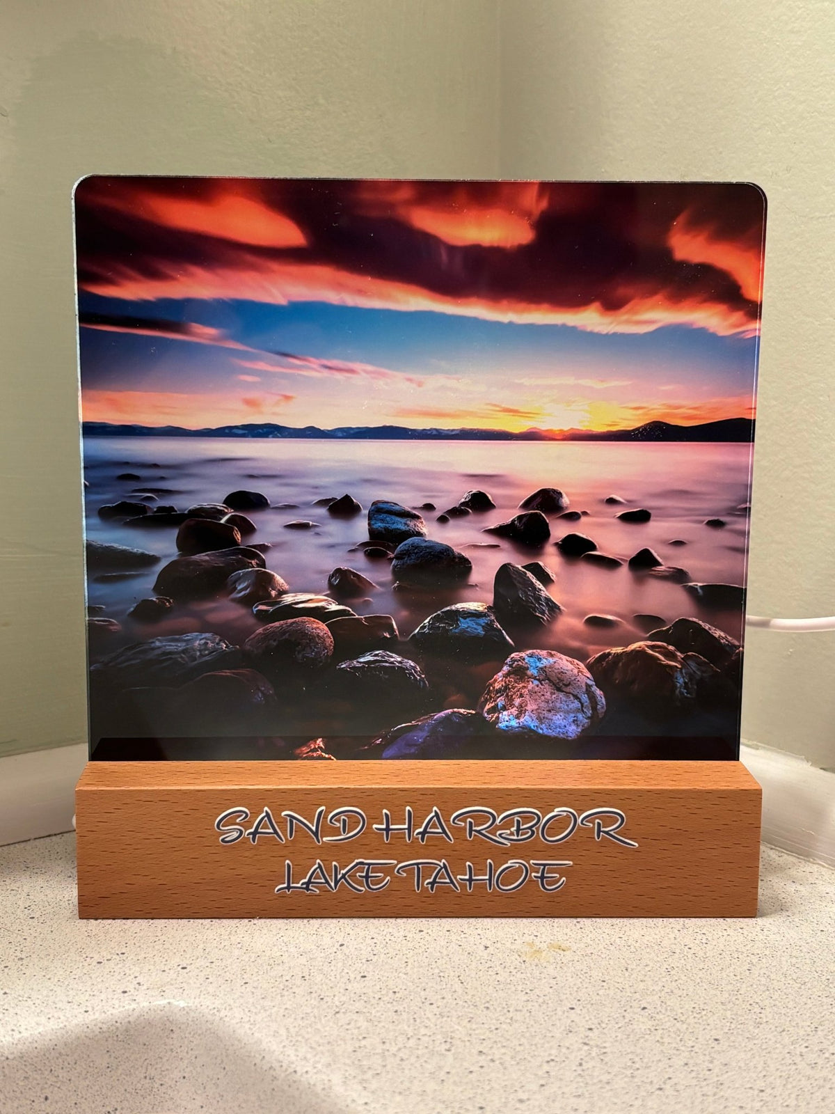 Lake Tahoe Scenes LED Light — Fine Art Photography by Derrick Ament - Lake Tahoe Gifts
