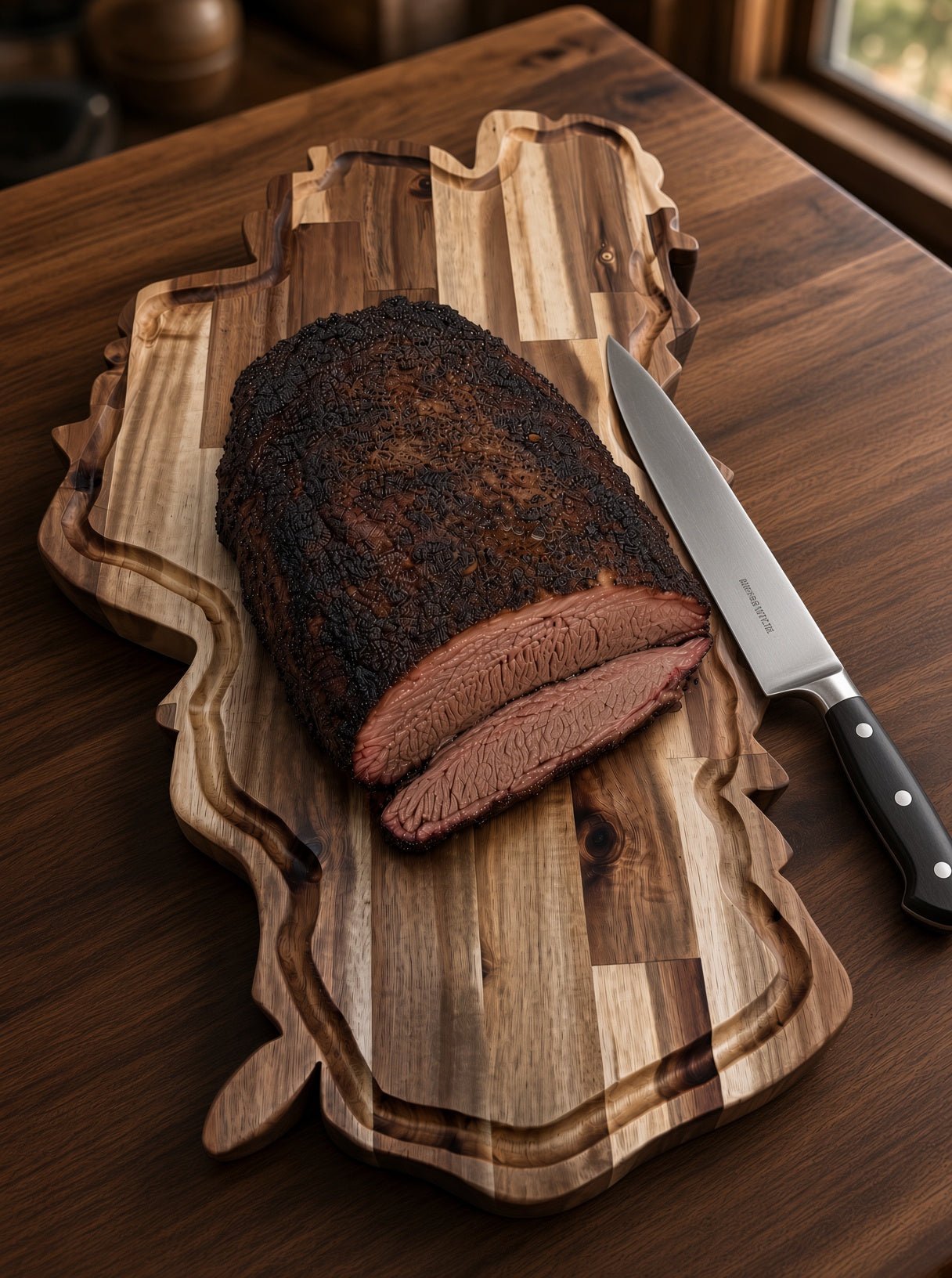 Lake Tahoe Shaped Cutting Board – Handmade Acacia - Lake Tahoe Gifts - Lake Tahoe Gifts