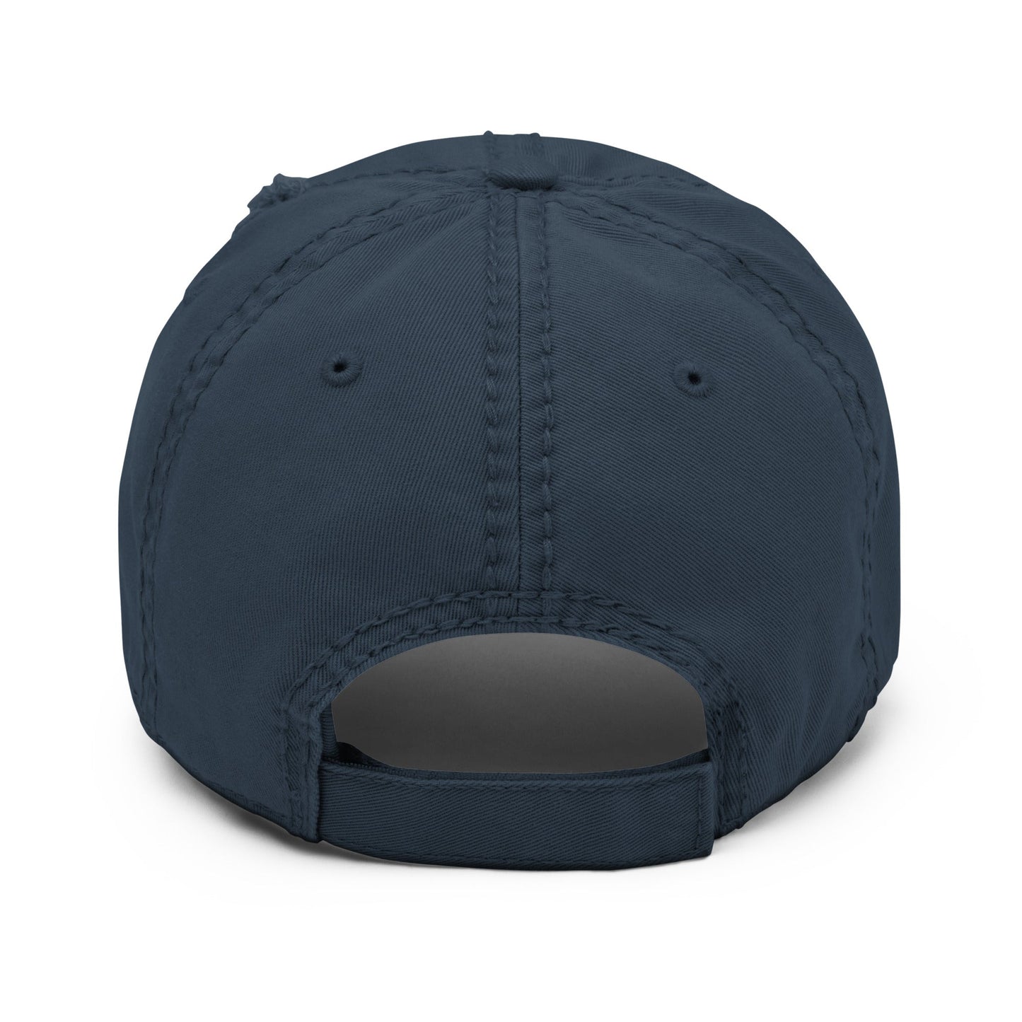 Lake Tahoe Words in White on A distressed Dad Hat - Rustic Incline