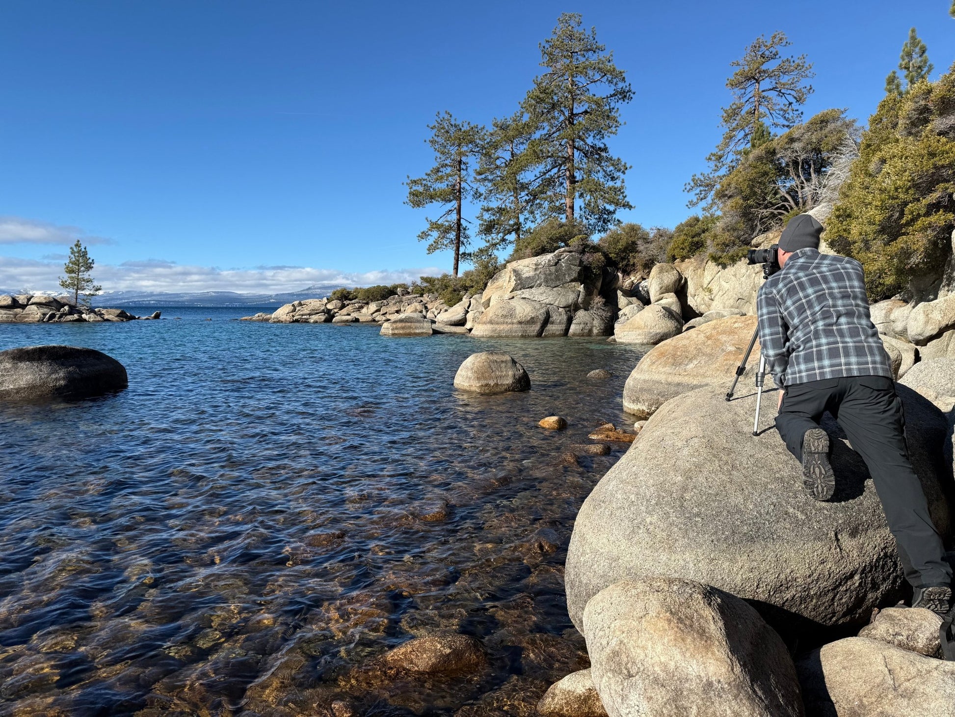 Monkey Rock Lake Tahoe Magnet - Rustic Incline