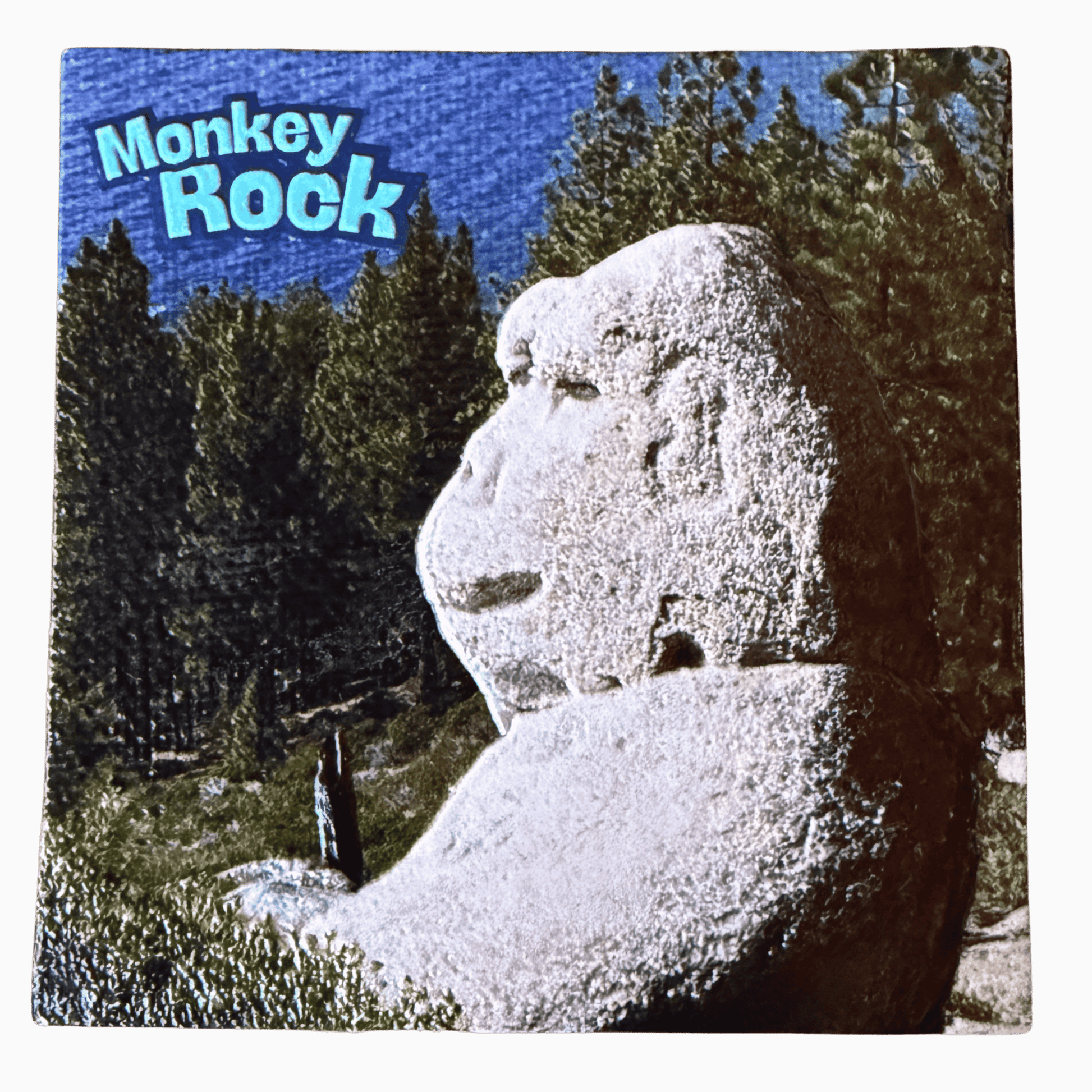 Monkey Rock Lake Tahoe Magnet - Rustic Incline