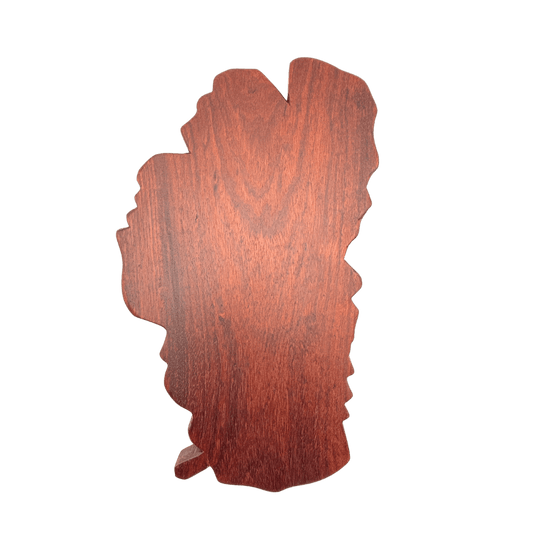 Lake Tahoe Charcuterie Board – Exotic Bloodwood (18" x 11") 🌲🧀