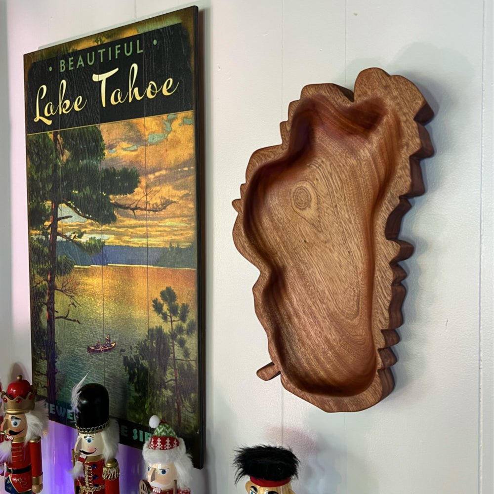 Lake Tahoe Bowl in Sapele Wood - Lake Tahoe Gifts